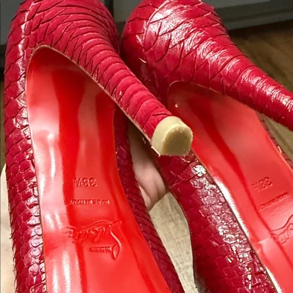 Christian Louboutin python - Picture 4 of 6